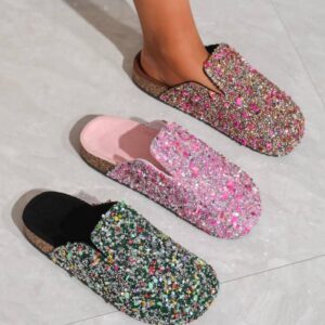 Glittering Half Shoe