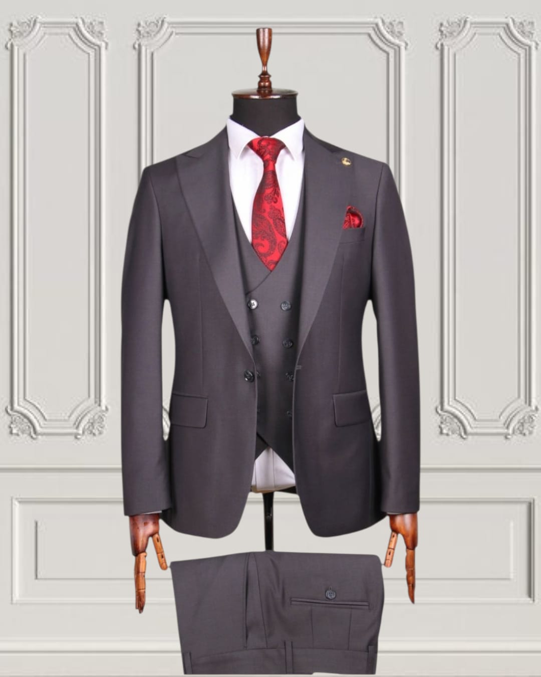 Grey Three-Piece Suit - Image 2