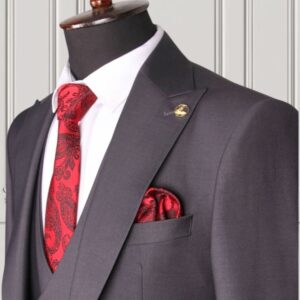 Grey Three-Piece Suit