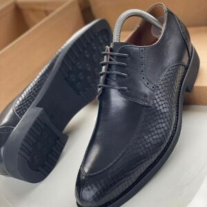 Leather Brogue Lace-Up Shoes